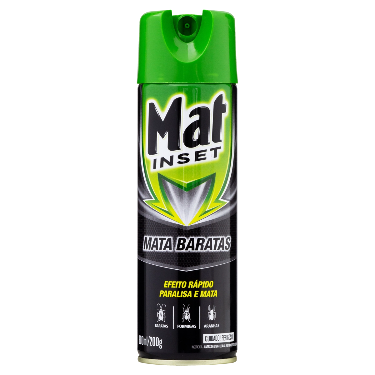 Inseticida Aerossol Mata Baratas Mat Inset Frasco 300ml