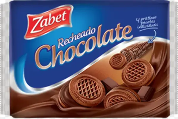 Biscoito Recheado De Chocolate 360g Zabet