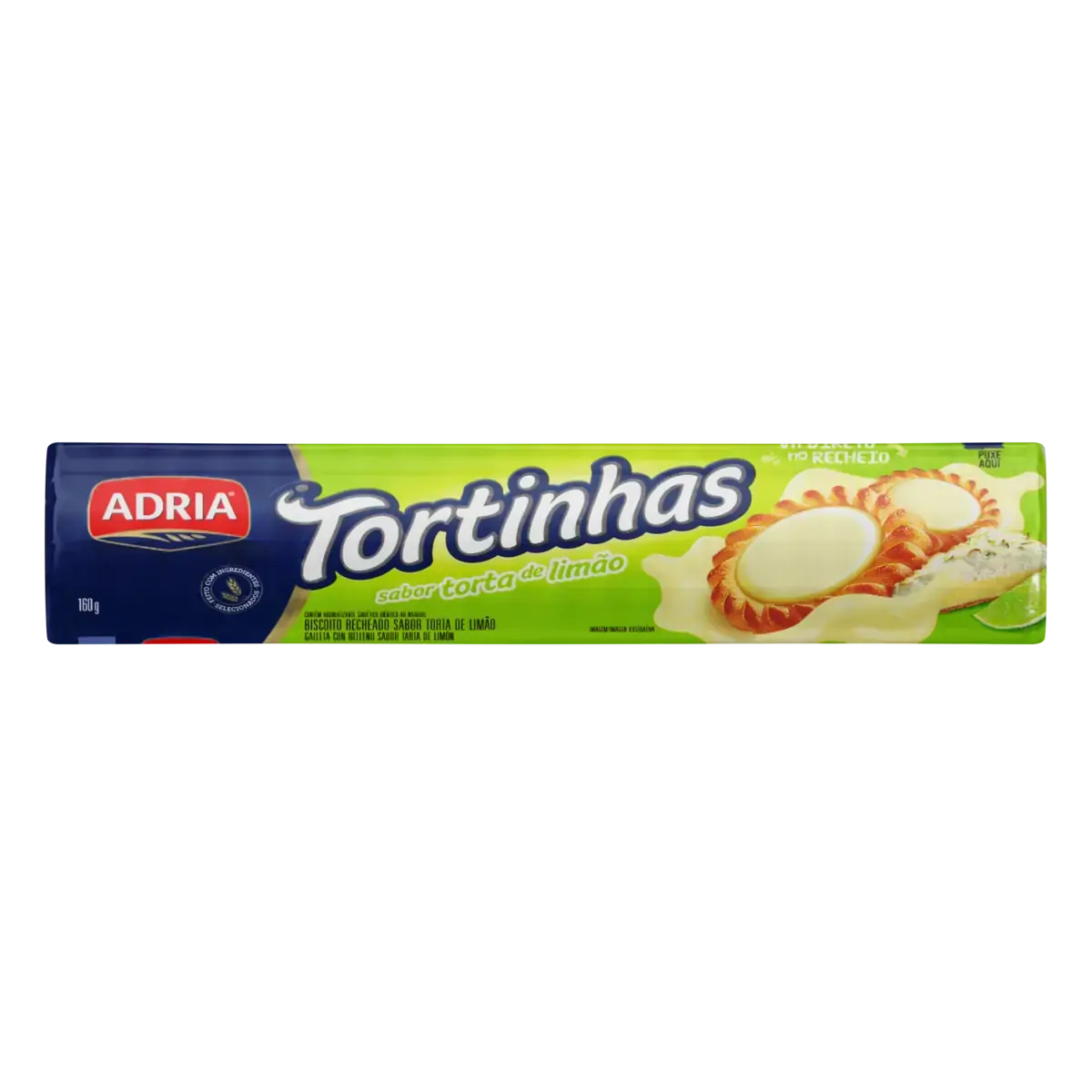 Biscoito Tortinhas Adria Limao