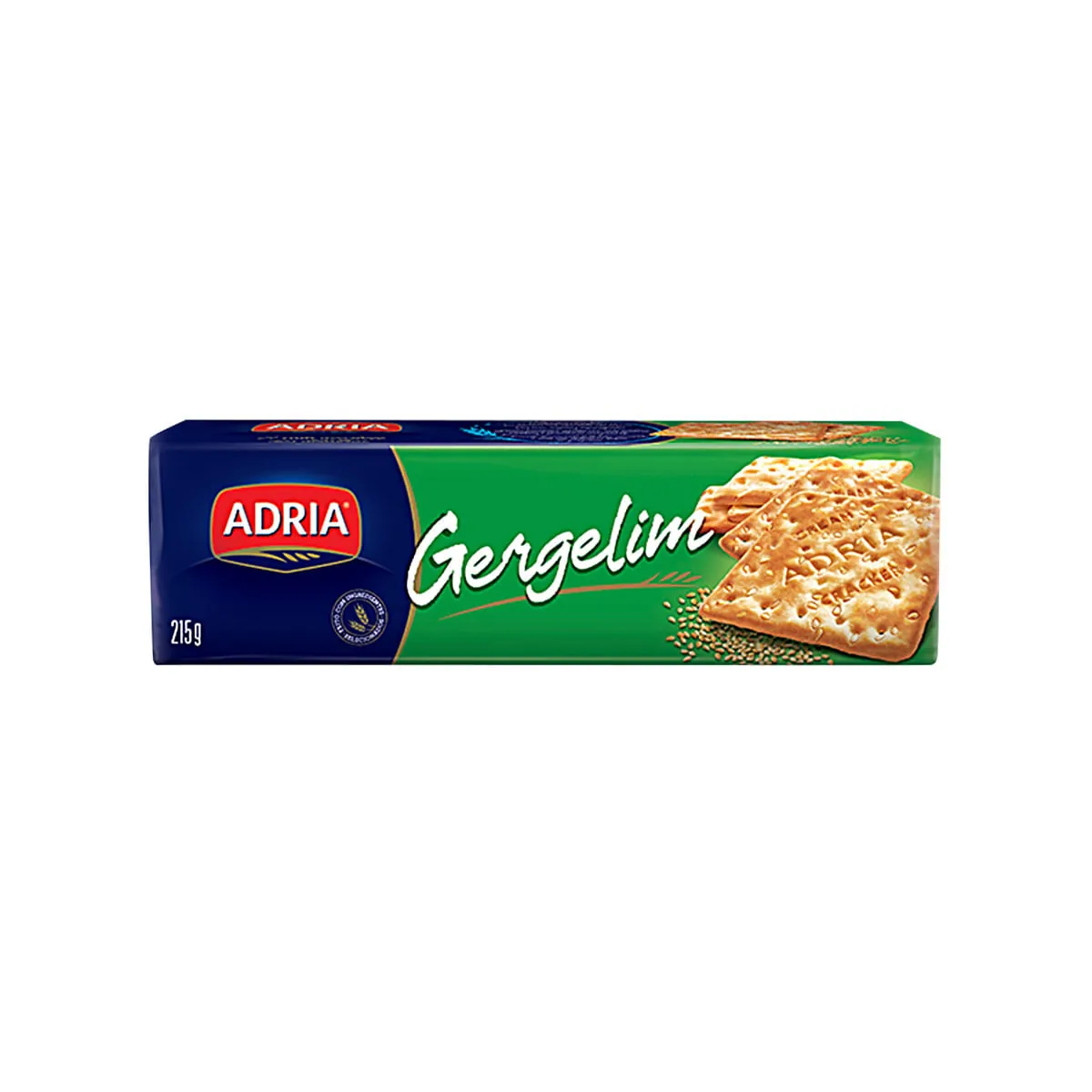 Biscoito Cream Cracker Gergelim Adria Ouro 215g