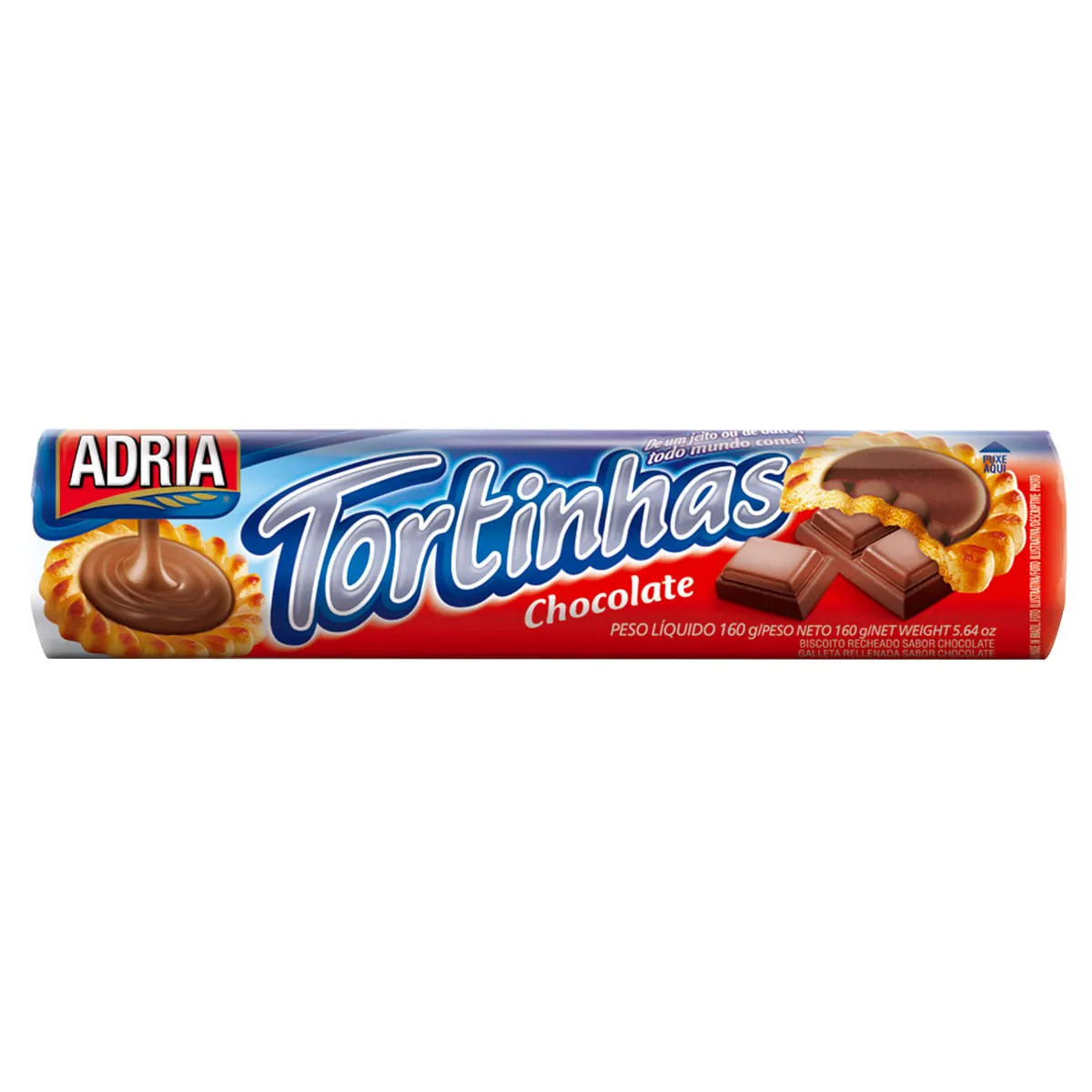 Biscoito Recheado Chocolate Adria 160g