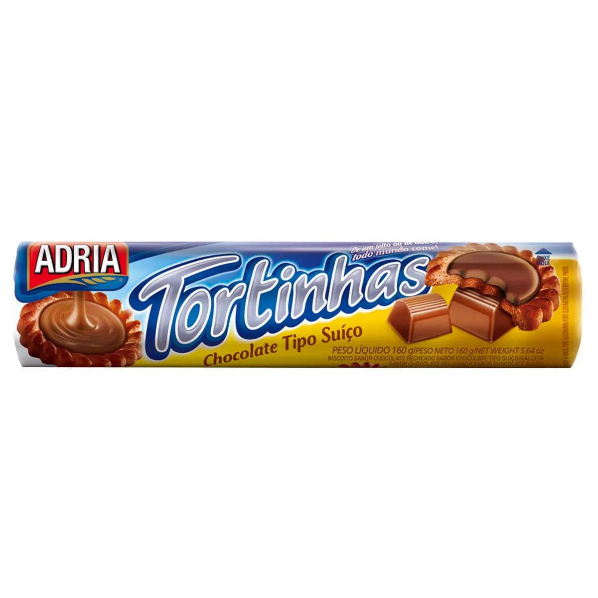 Biscoito Recheado Chocolate Suiço Adria 160g