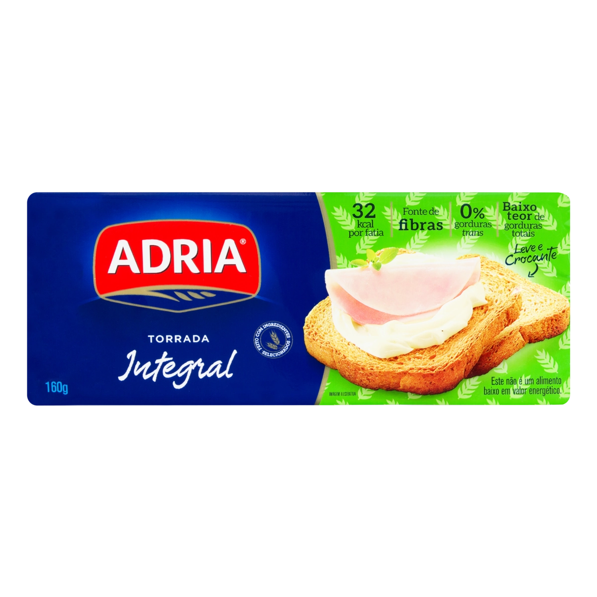 Torrada Integral Adria Pacote 160g