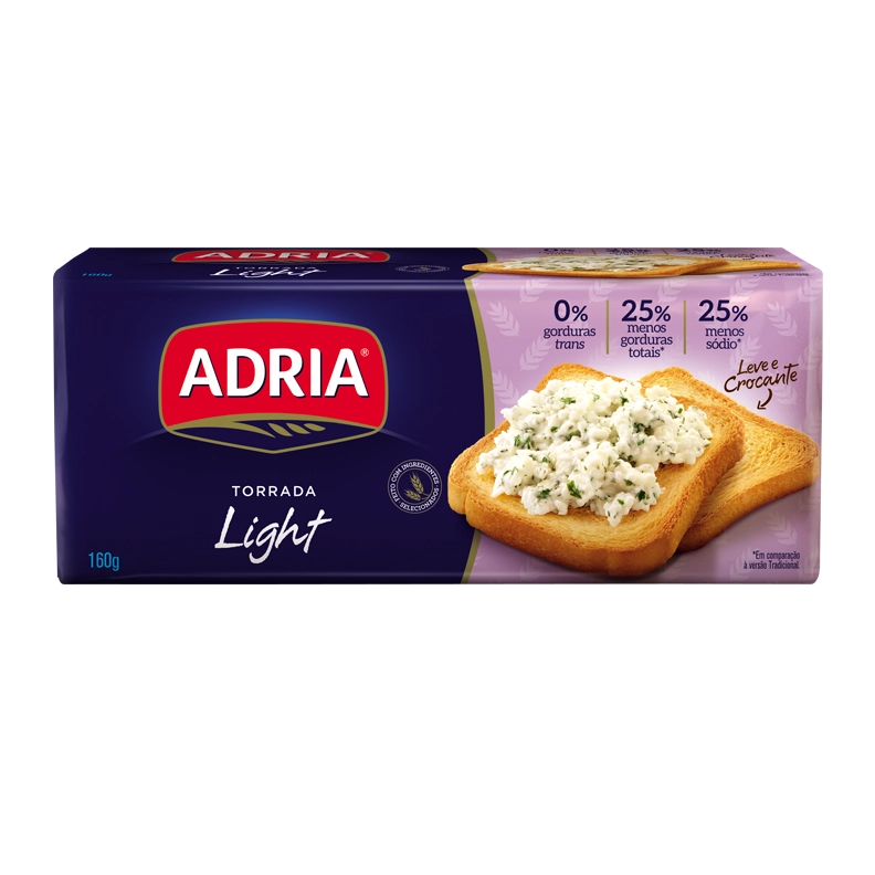 Torrada Light Adria Pacote 160g