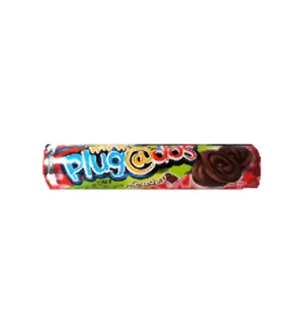 Biscoito Recheio Chocolate Adria Plugados Pacote 140g
