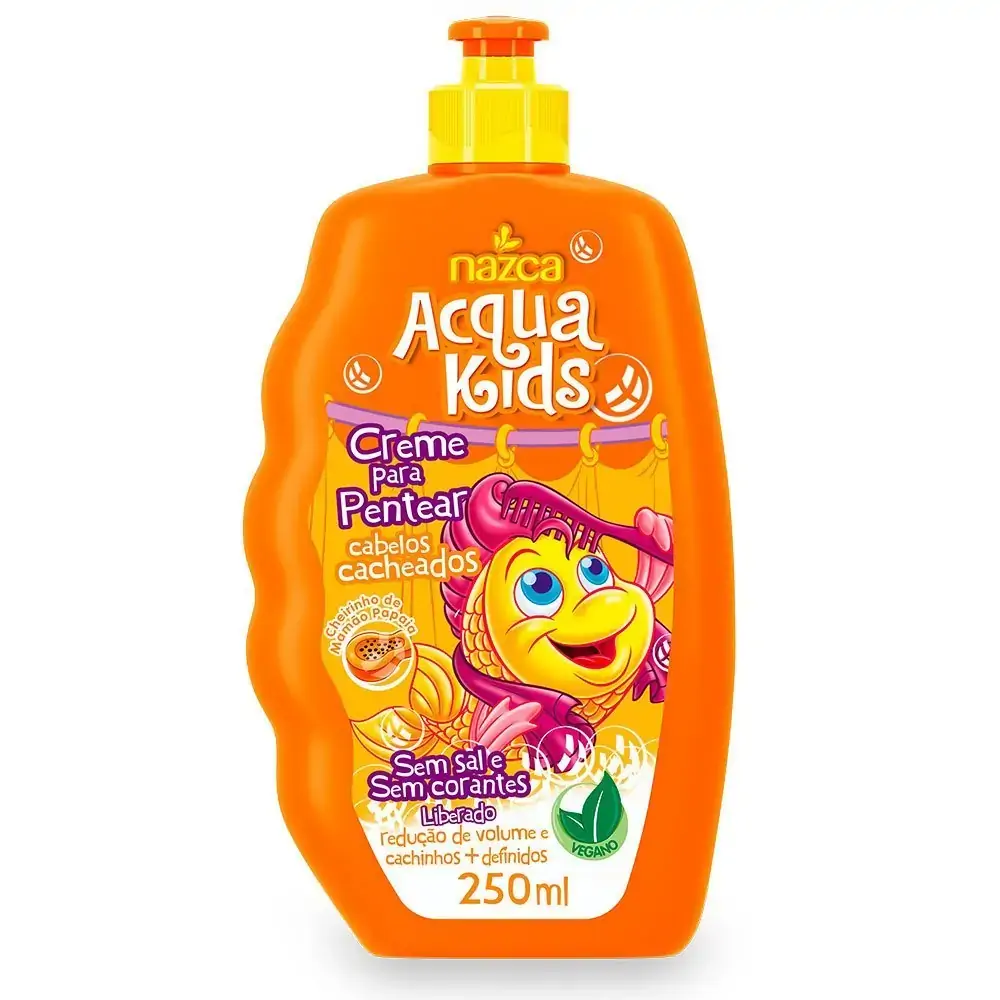 Creme Para Pentear Acqua Kids 250ml Cacheados Unit