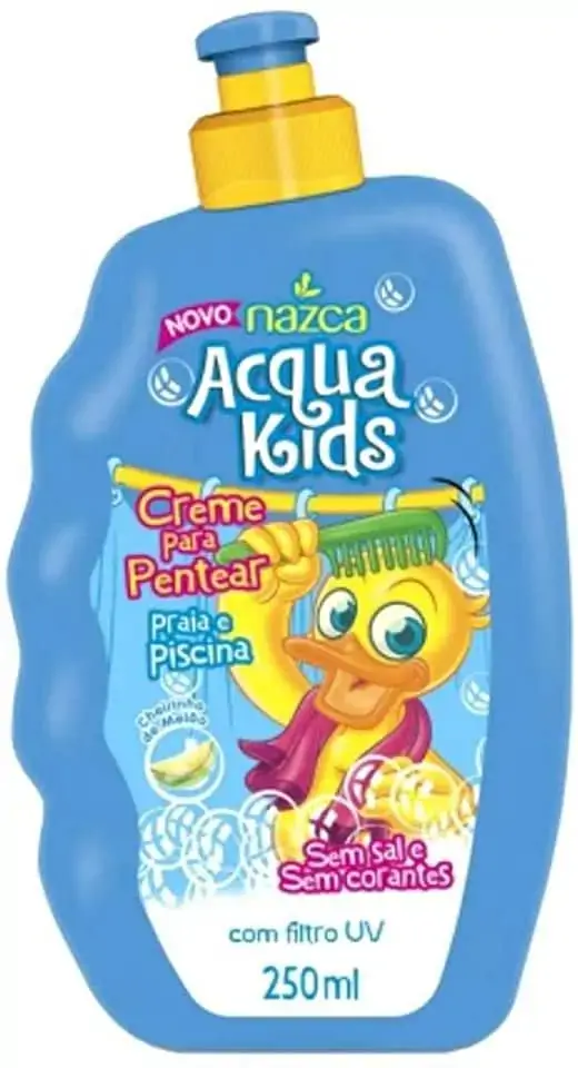 Creme De Pentear Acqua Kids Praia E Piscina