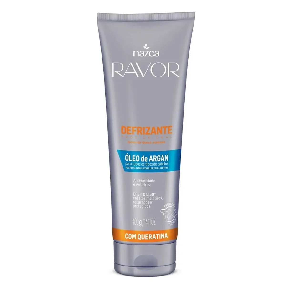 Creme Defrizante Ravor 400g óleo Argan Unit
