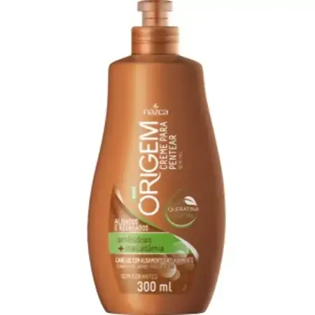 Creme Pentear Origem Alisados E Relaxados300ml