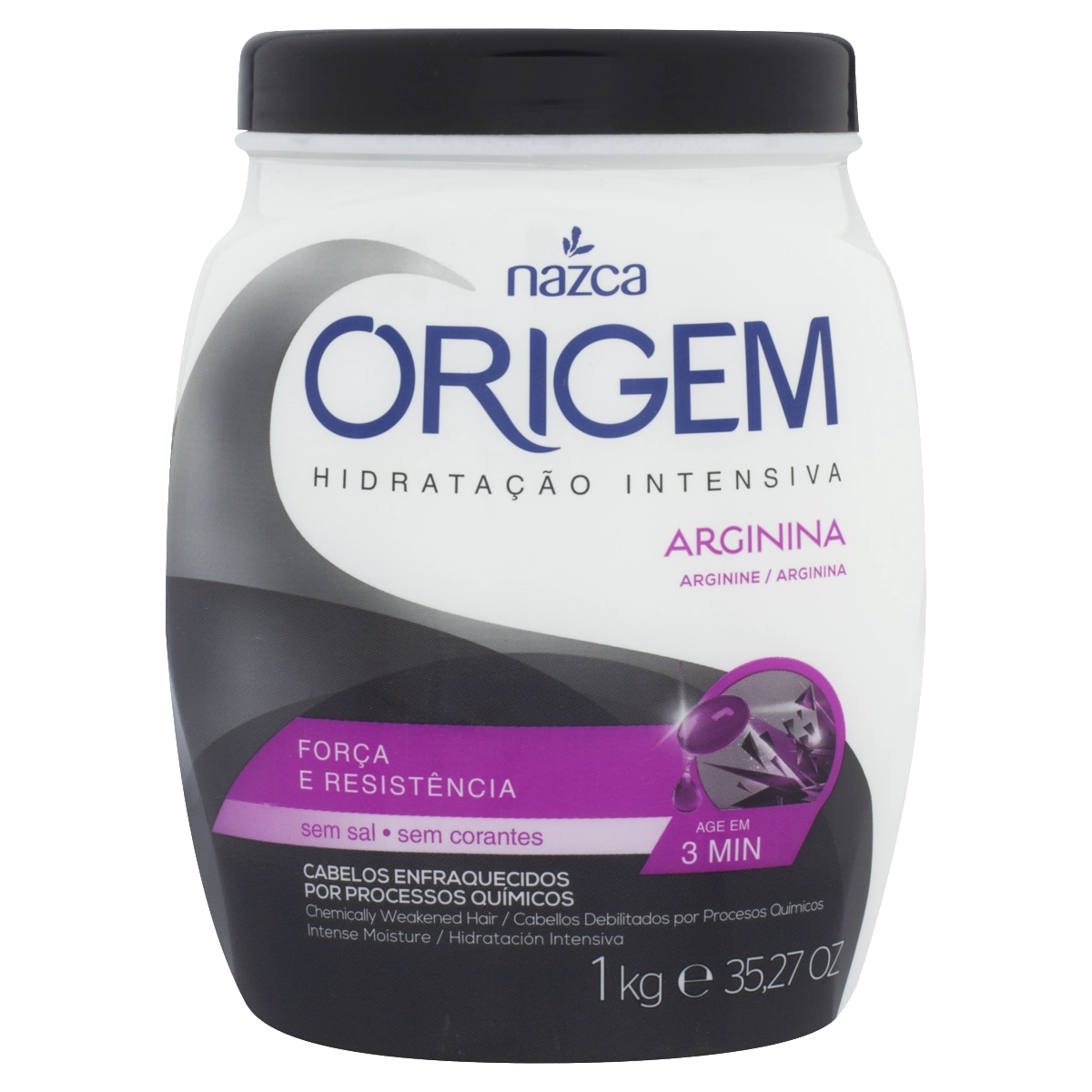 Creme De Hidratação Origem Arginina Pote 1kg