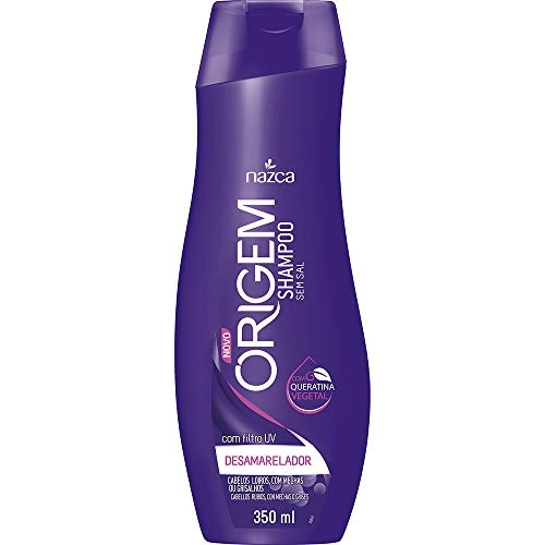 Shampoo Sem Sal Origem Desamarelador Cabelos Loiros