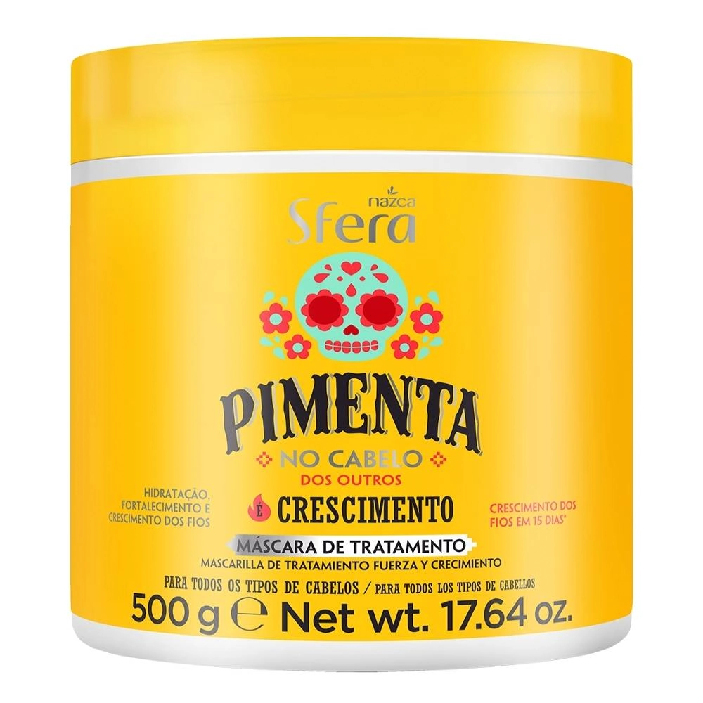 Masc Sfera Trat Pimenta Cabelo Cresc 500g