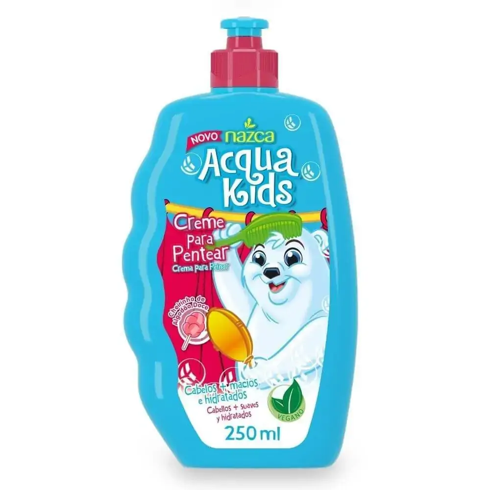 Acqua Kids Cr Pentear Algodao Doce 250ml