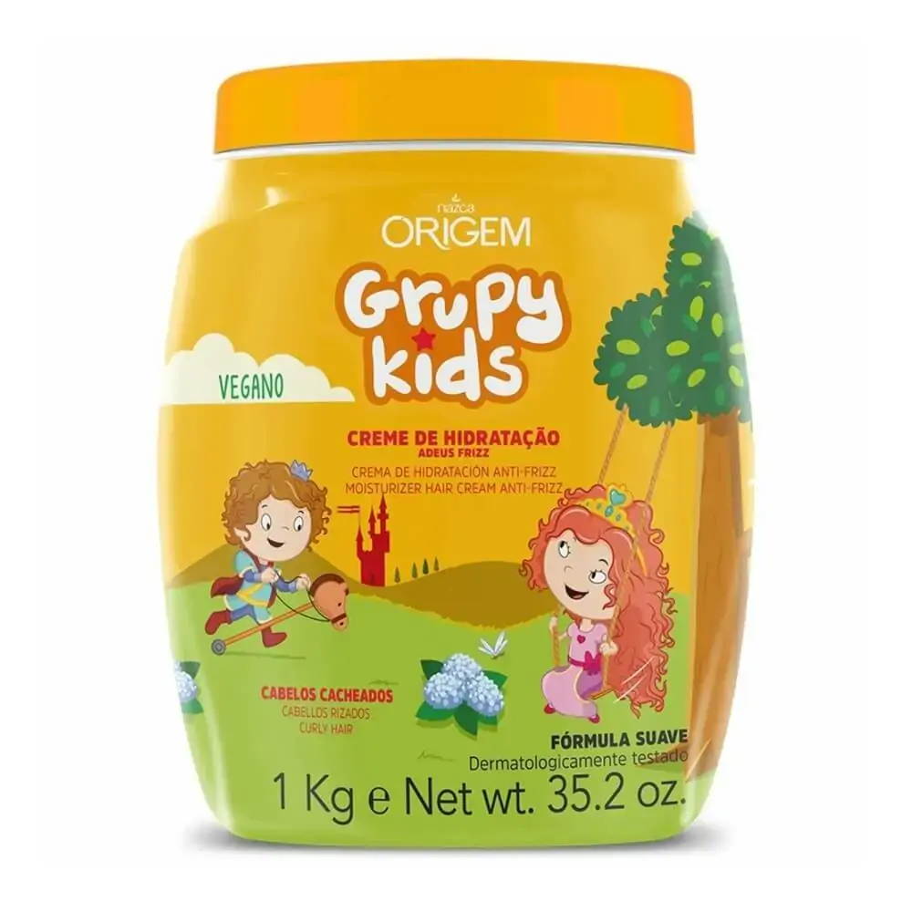 Creme De Hidratação Origem Grupy Kids Adeus Frizz 1kg