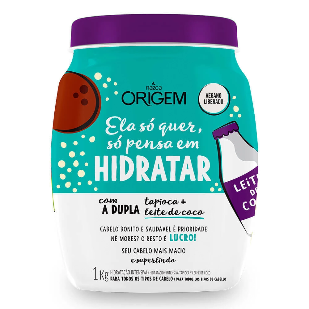 Creme P/t Origem 1kg Ela So Quer Hidratar Tapioca