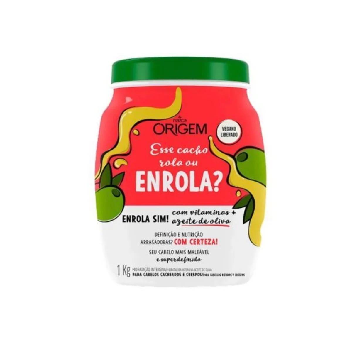 Cre Hidrat Origem Azeite De Oliva E Vitaminas 1kg