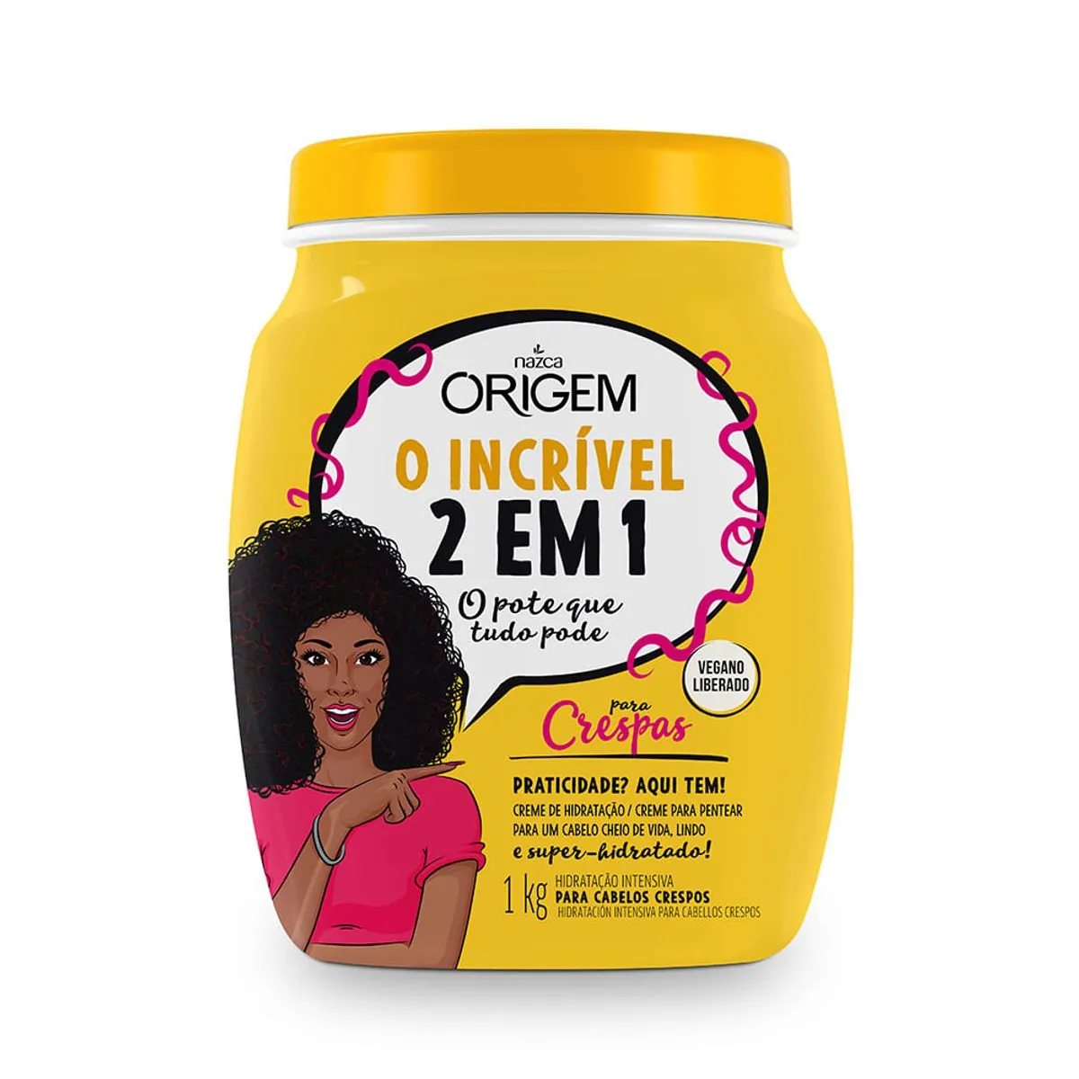 Creme Origem 1kg 2em1 Hidrat Cpp Crespos