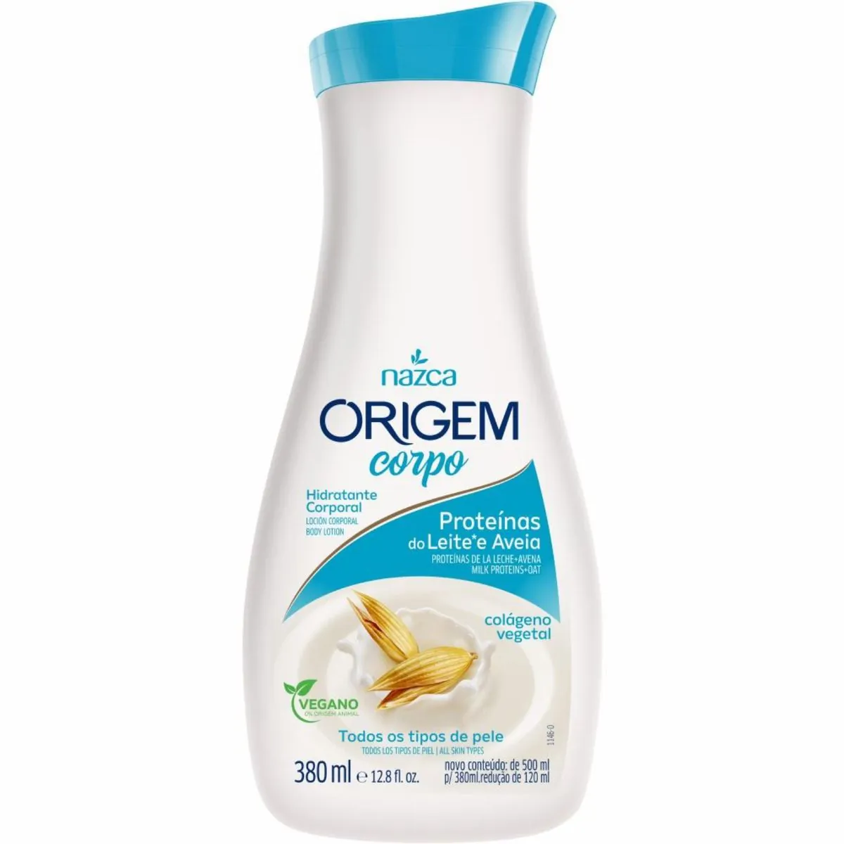 Cr Hidrat Corporal Origem 380ml Prot Do Leite