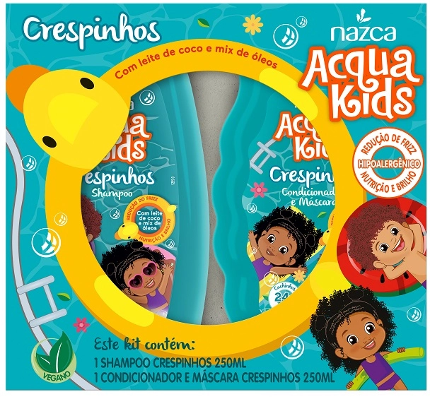 Acqua Kids Kit Shampoo Condicionador Crespinhos 250ml