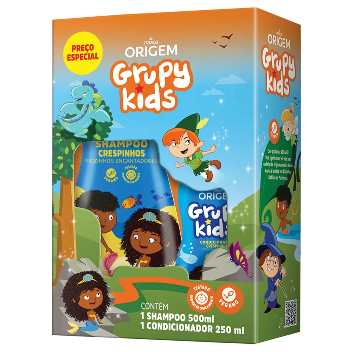 Shamcond Origem G Kids Cab Cresp 500250ml