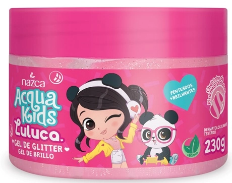 Acqua Kids Luluca Gel De Glitter Cond Todos Tps Cabelos 230g