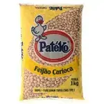 Feijão Carioca Patéko Tipo 1 Pacote 1kg