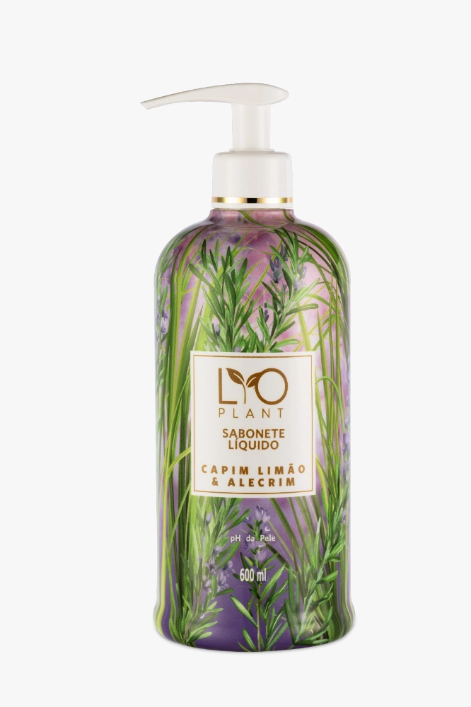 Sabonete Liquido 600ml Limao E Alecrim Mahogany