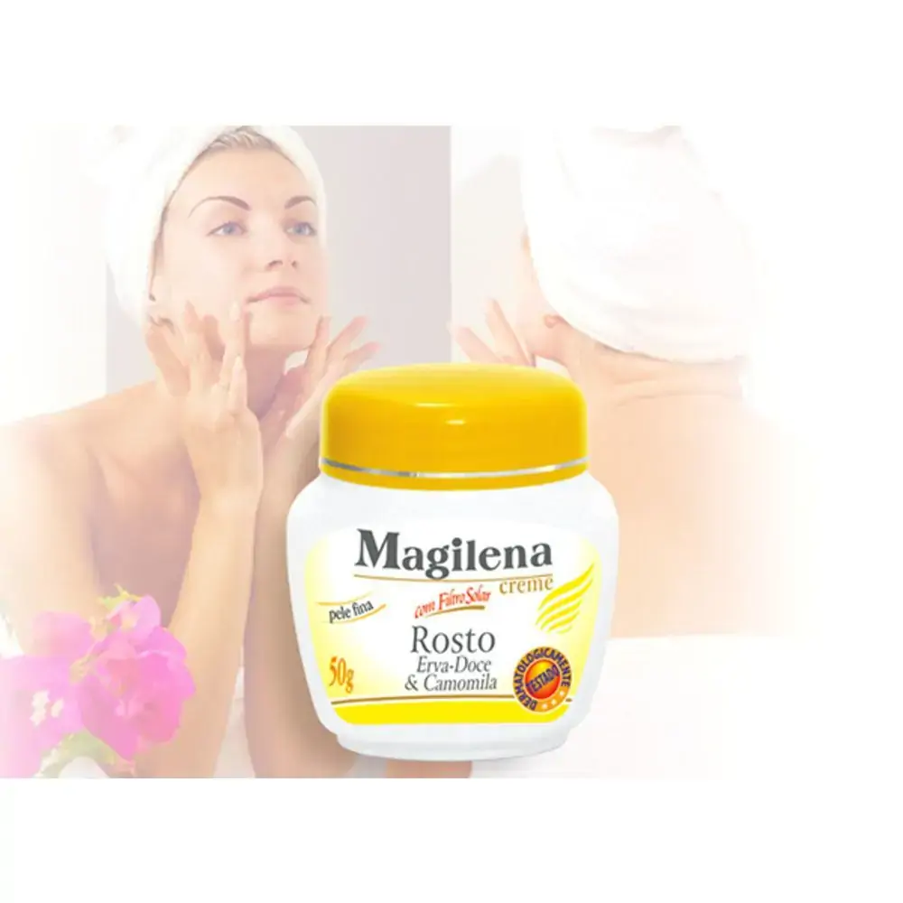 Creme P/rosto Magilena Erva Doce E Camomila