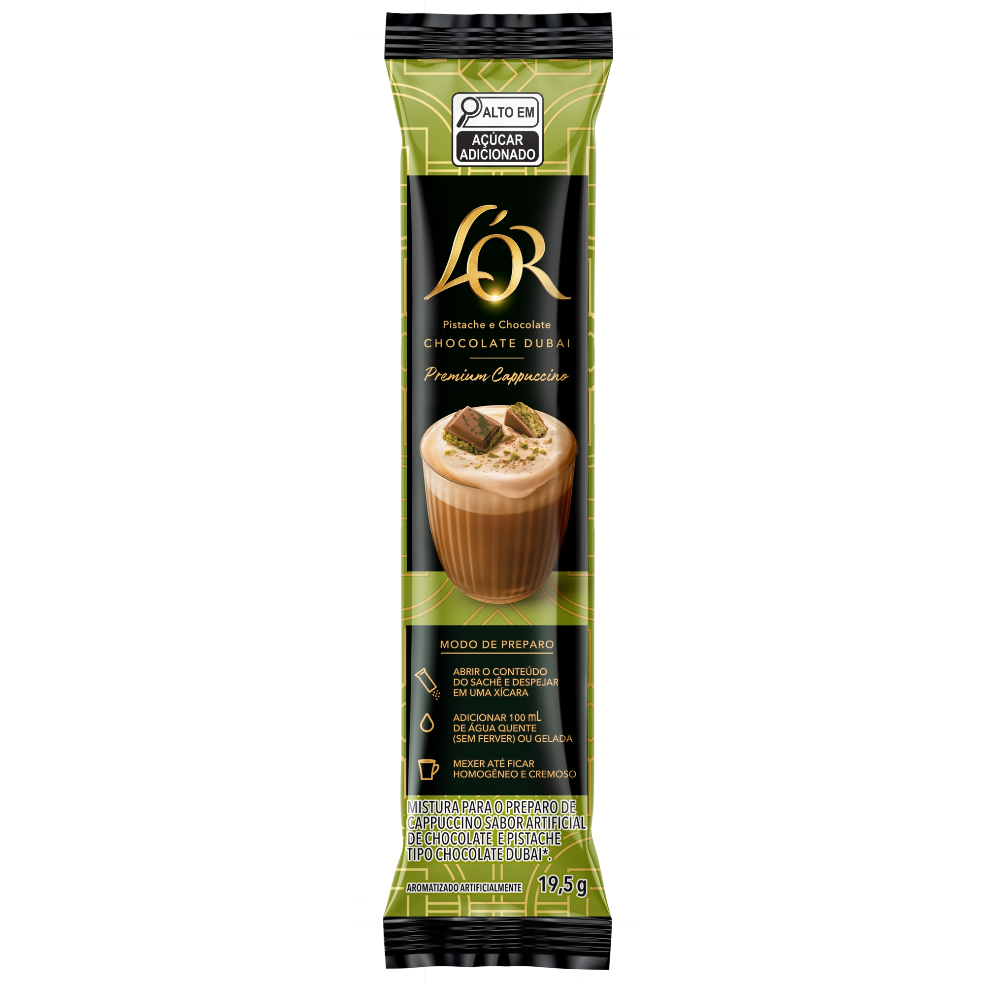 Cappuccino Lor Choc/pistache 19.6gr