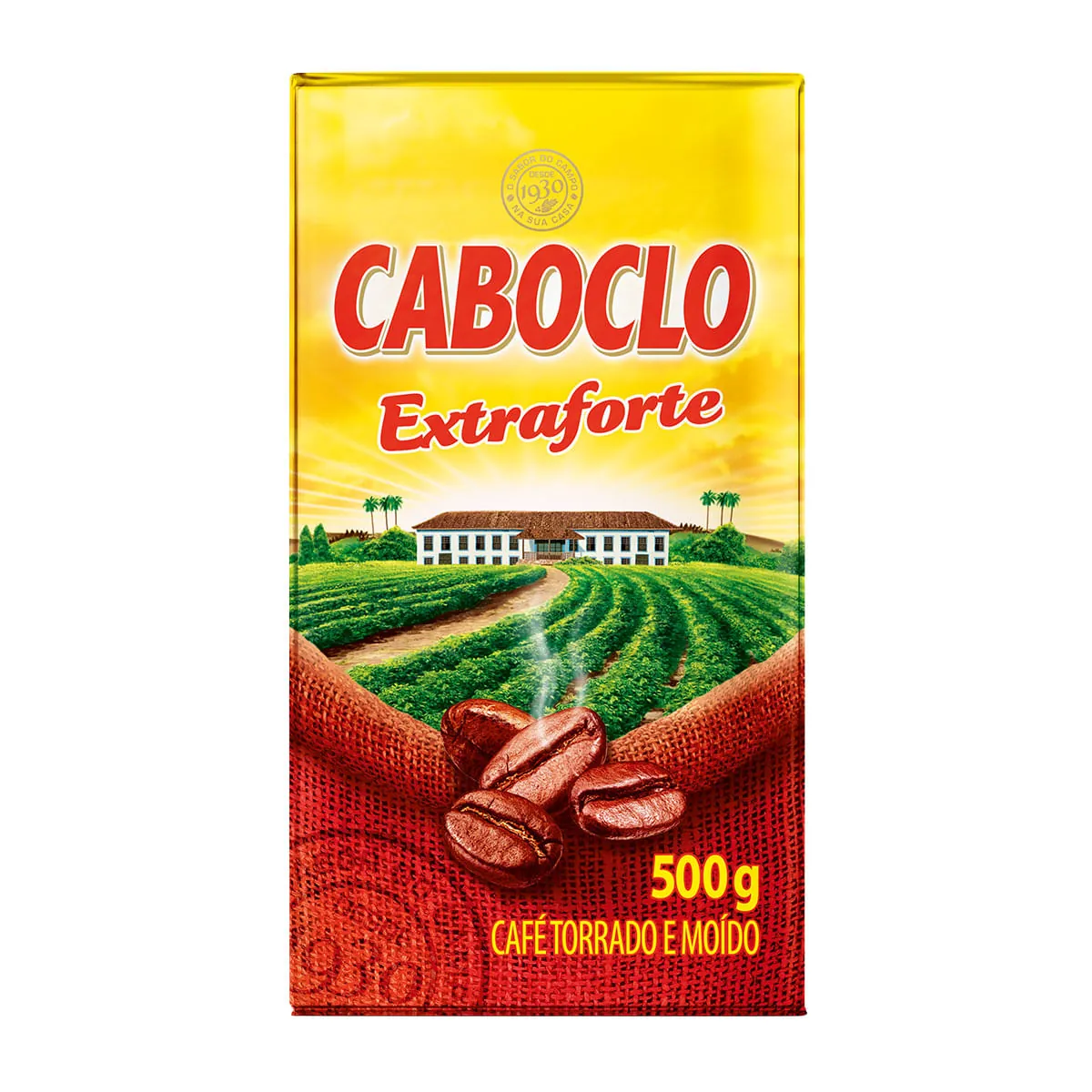 Café à Vácuo Torrado e Moído Extra Forte CABOCLO Caixa 500g