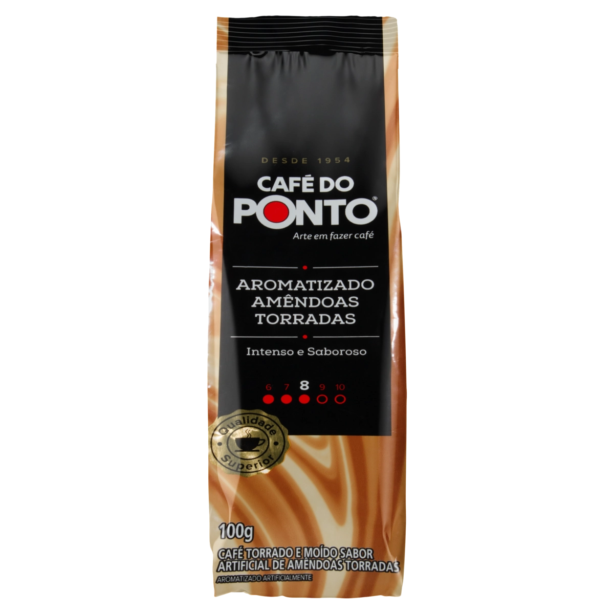 Café Torrado e Moído Gourmet Amêndoas DO PONTO Sachê 100g