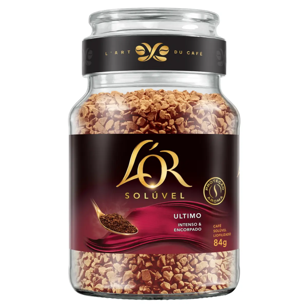 Café Solúvel Liofilizado Lor Ultimo Vidro 84g
