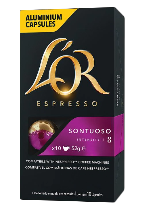 Café Em Cápsula Torrado E Moído Espresso Sontuoso Lor Caixa 52g 10 Unidades