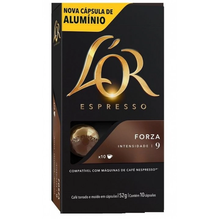 Café Em Cápsula Torrado E Moído Espresso Forza Lor Caixa 52g 10 Unidades