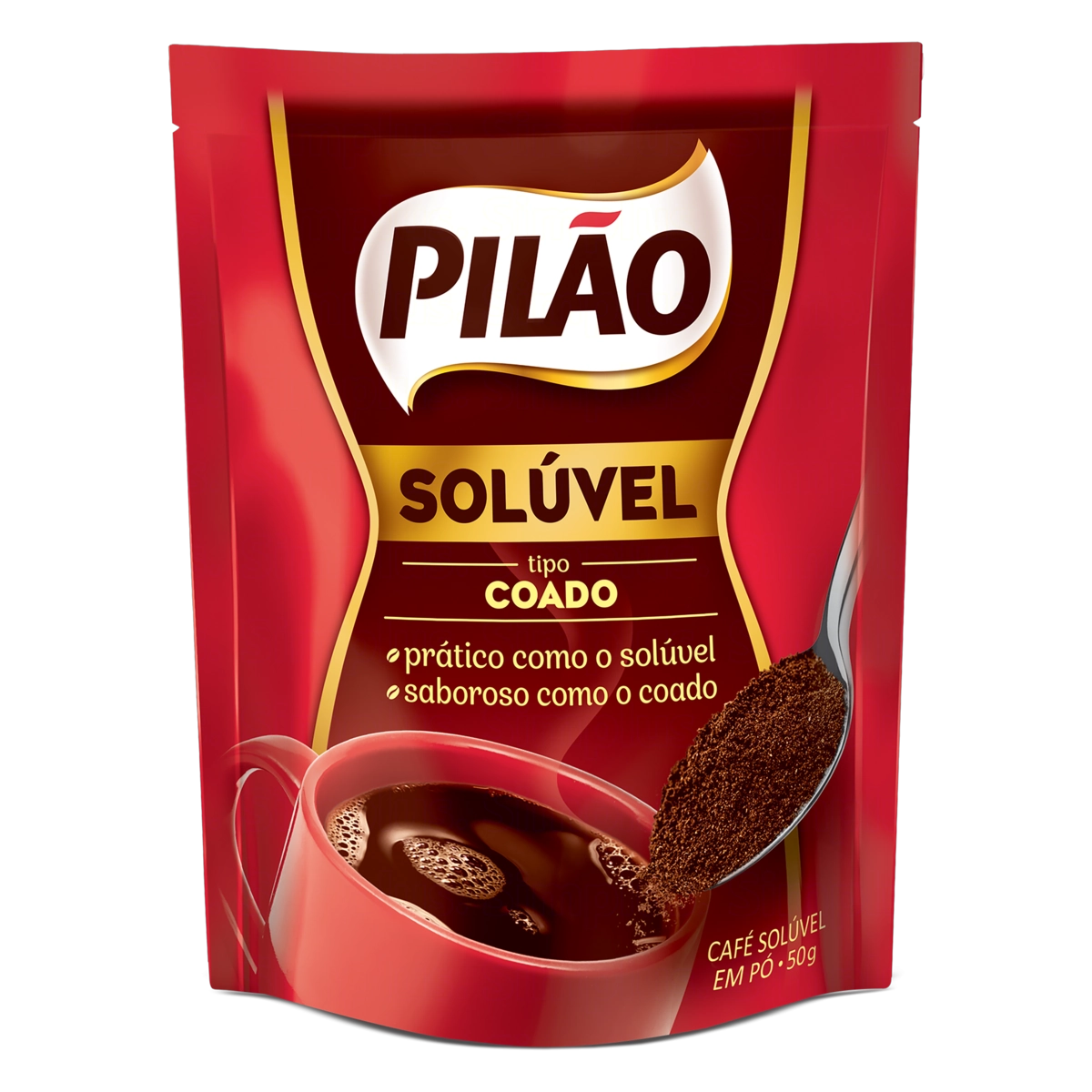 Café Solúvel PILÃO Pouch 50g