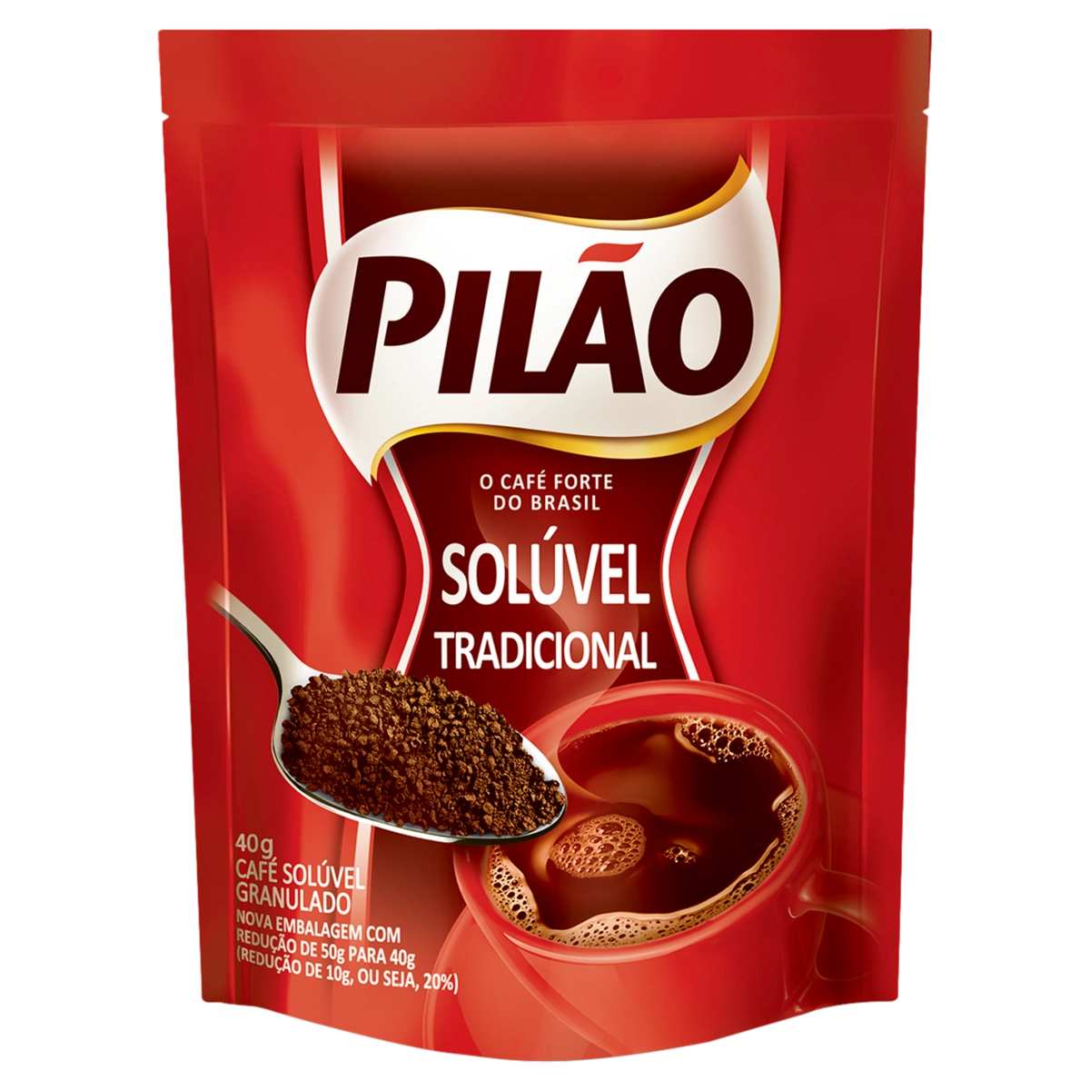 Café Solúvel Granulado Tradicional Pilão Sachê 40g