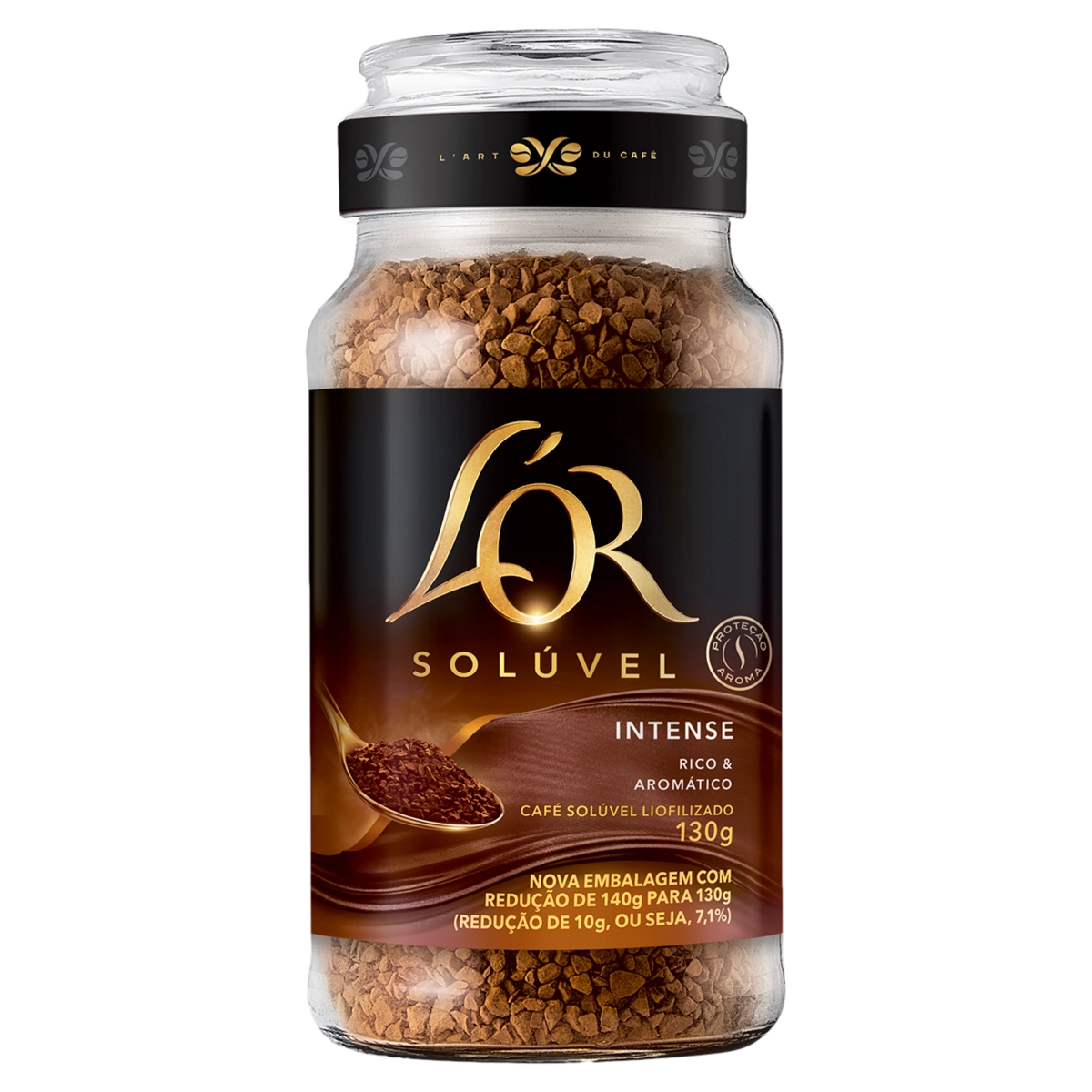 Café Solúvel Liofilizado Intense L'or Vidro 130g