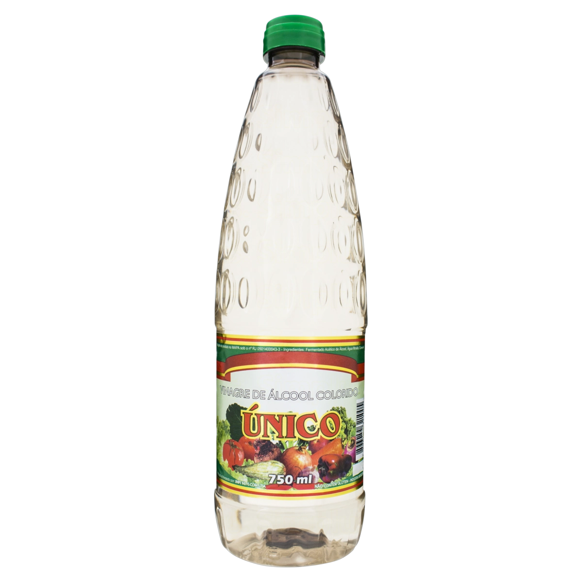 Vinagre De álcool Colorido único Frasco 750ml