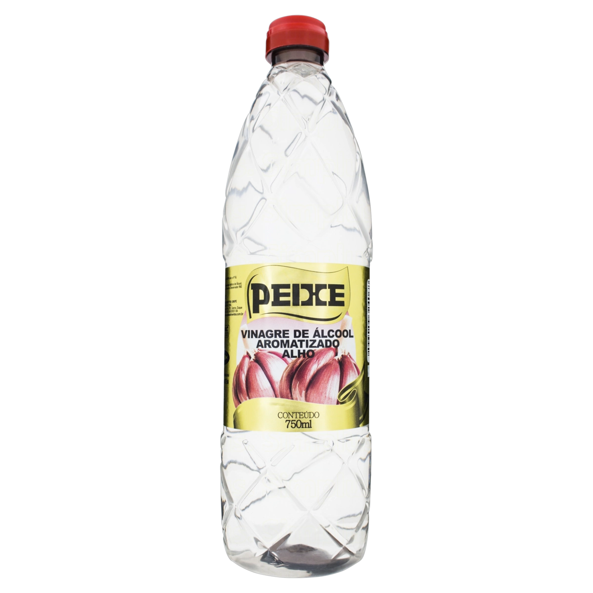 Vinagre De álcool Aromatizado Alho Peixe Frasco 750ml