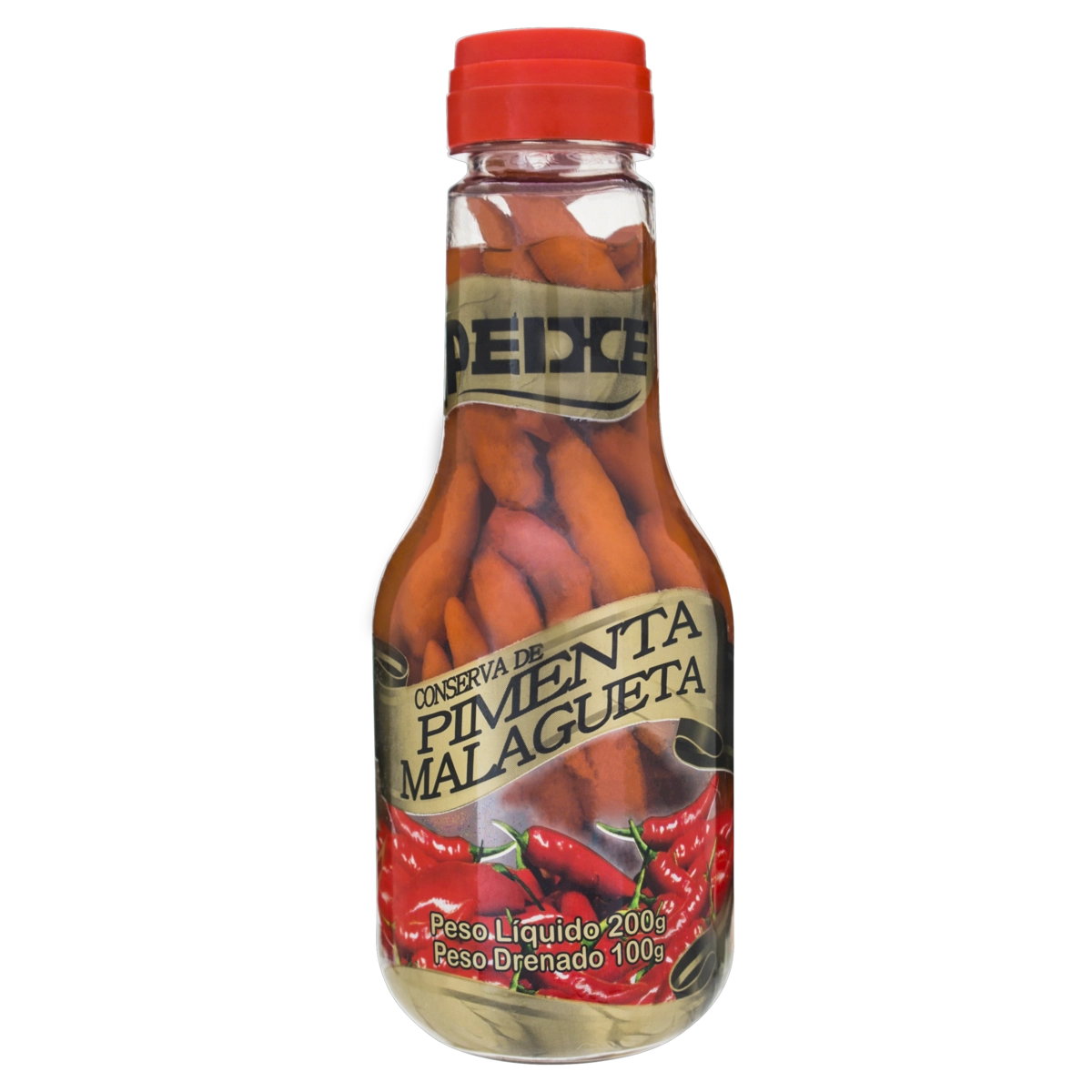 Pimenta Malagueta Em Conserva Peixe Frasco 100g