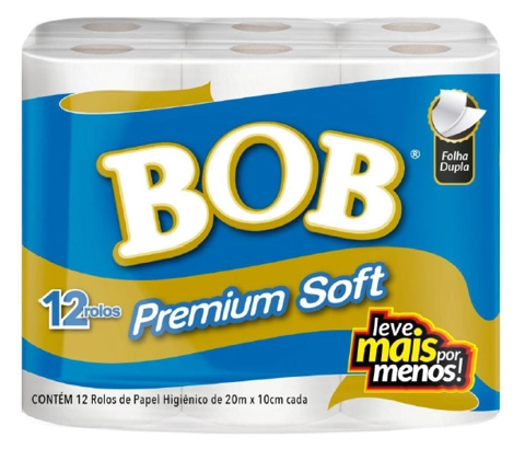 Papel Higienico Bob 12r De 20m