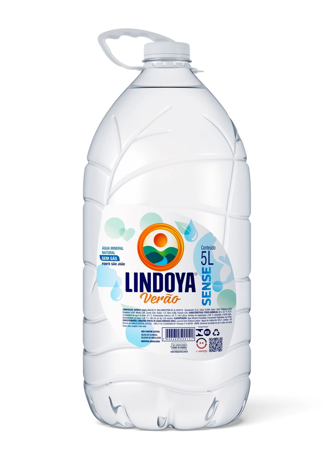 Agua Mineral Lindoya 5l