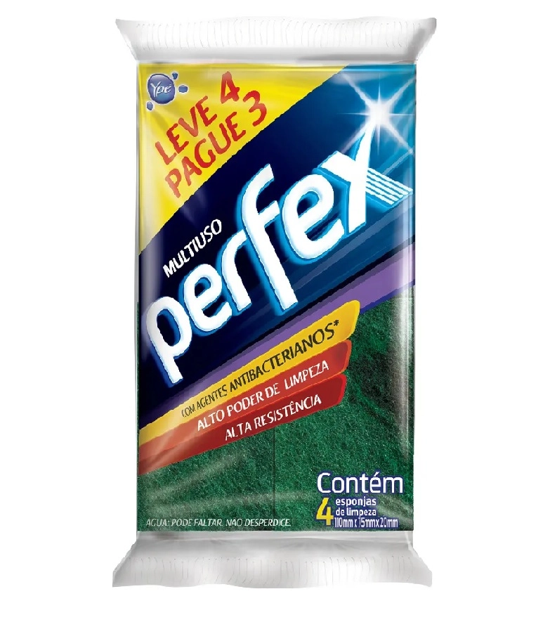 Esponja Multiuso Perfex Leve 4 Pague 3 Unidades