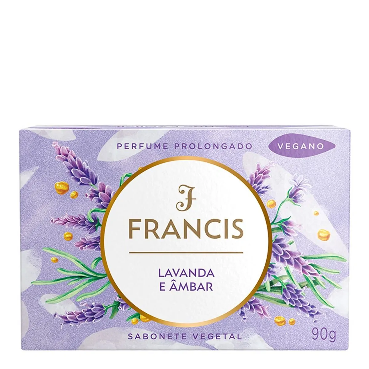 Sabonete em Barra Corporal Francis Clássico Lavandas de Grasse 90g - Lilás