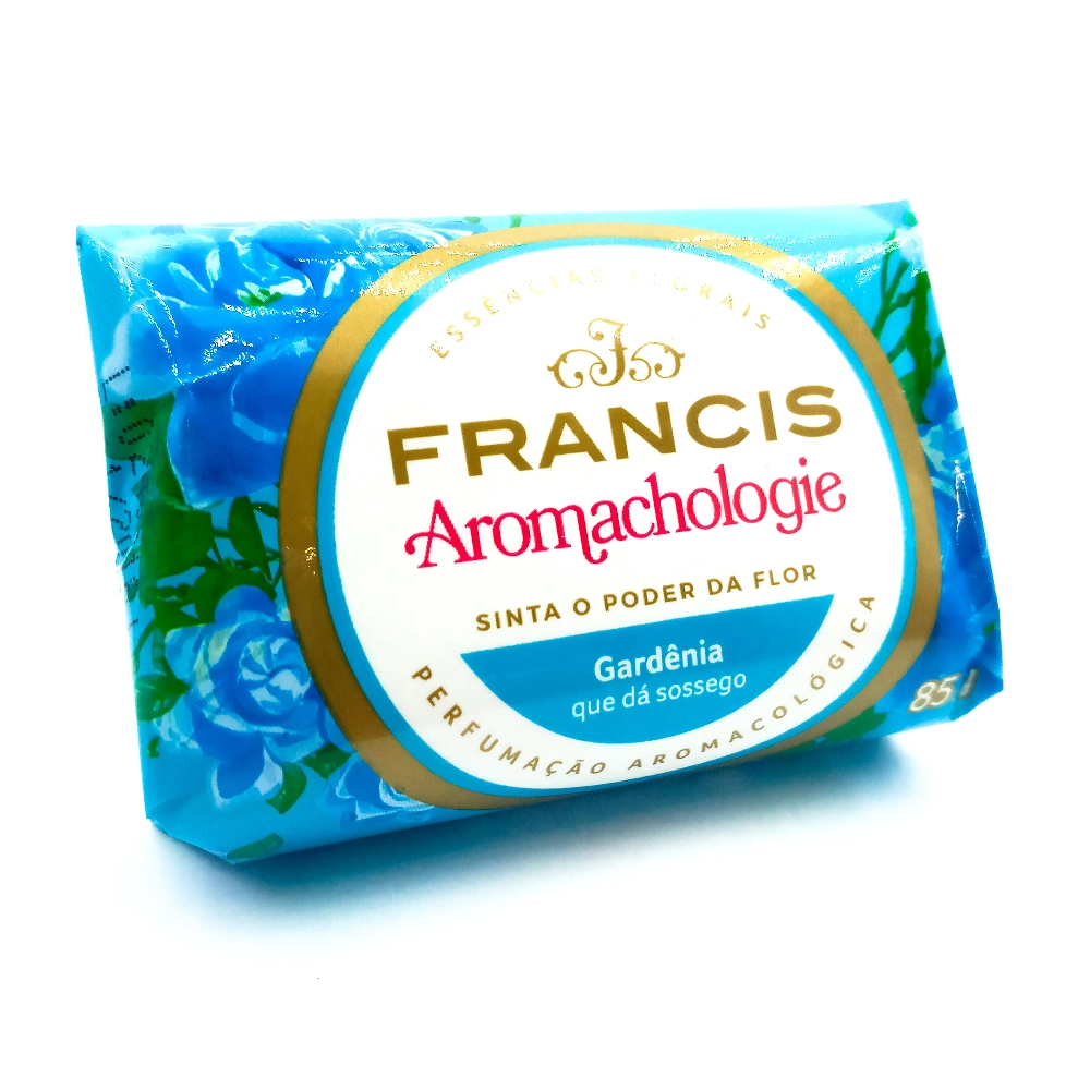 Sabonete Barra Gardênia Francis Aromachologie Envoltório 90g