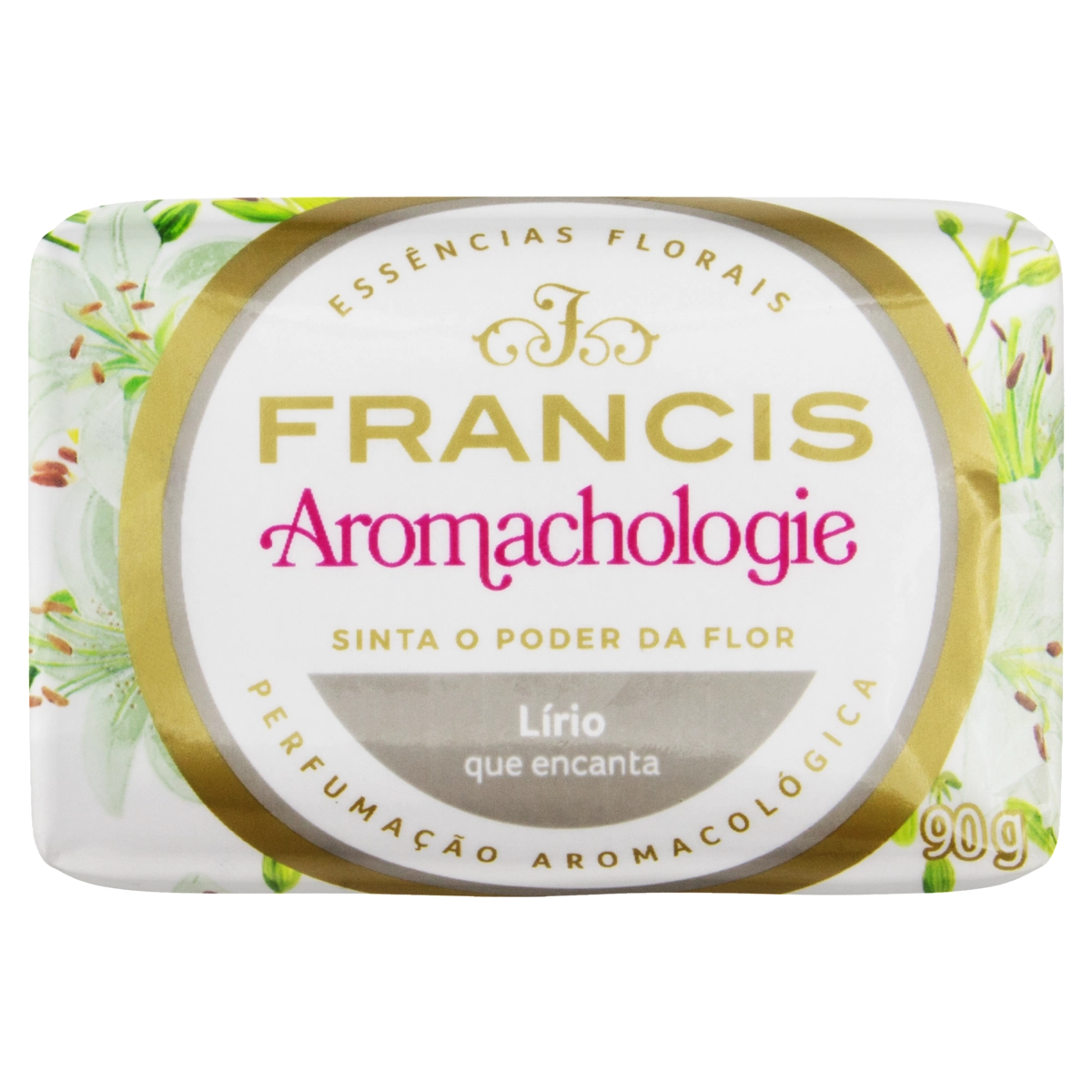 Sabonete Barra Lírio Francis Aromachologie Envoltório 90g