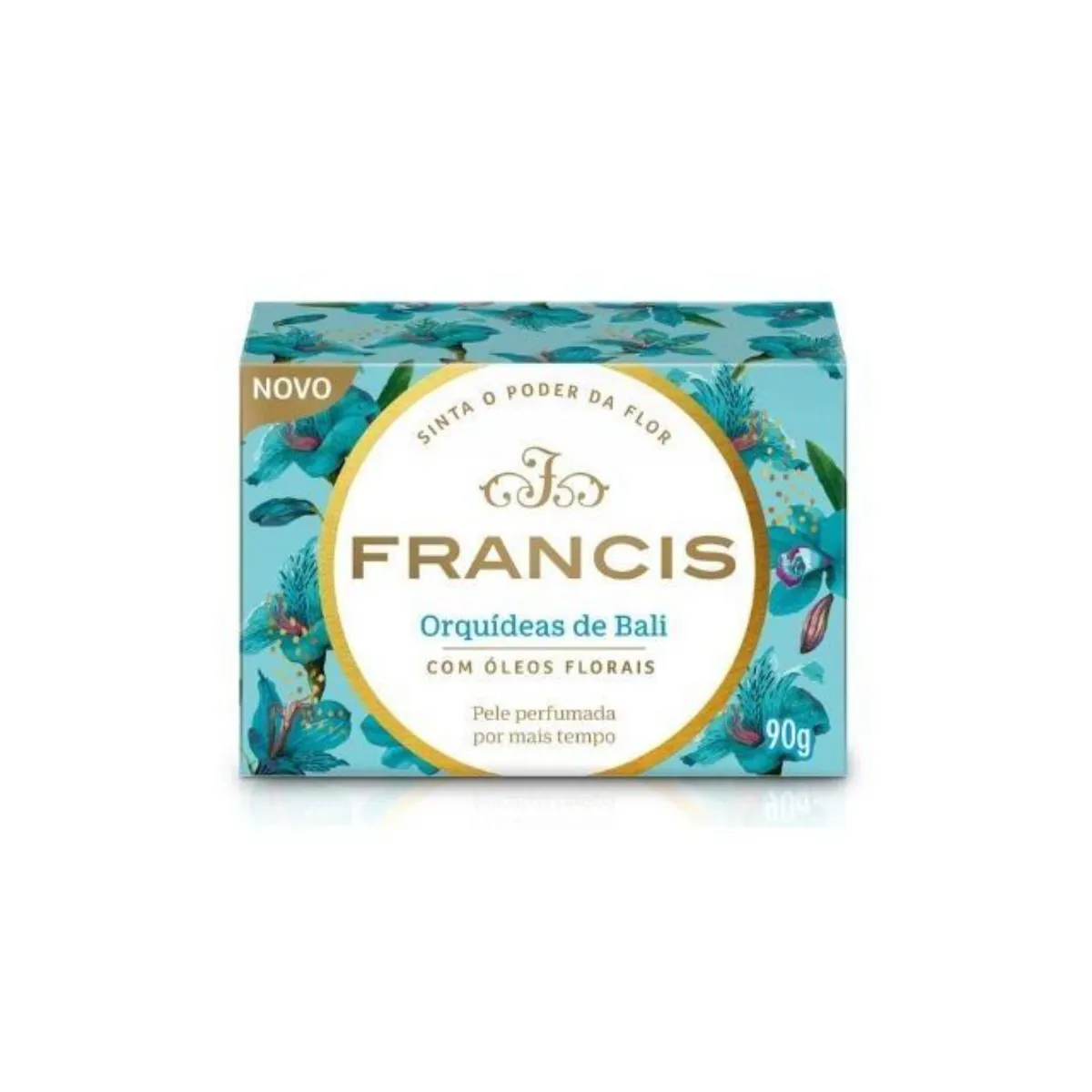 Sabonete Barra Vegetal Orquídea E Quartzo Francis Caixa 90g