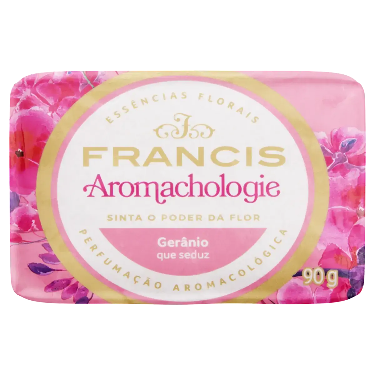 Sabonete Barra Gerânio Francis Aromachologie Envoltório 90g