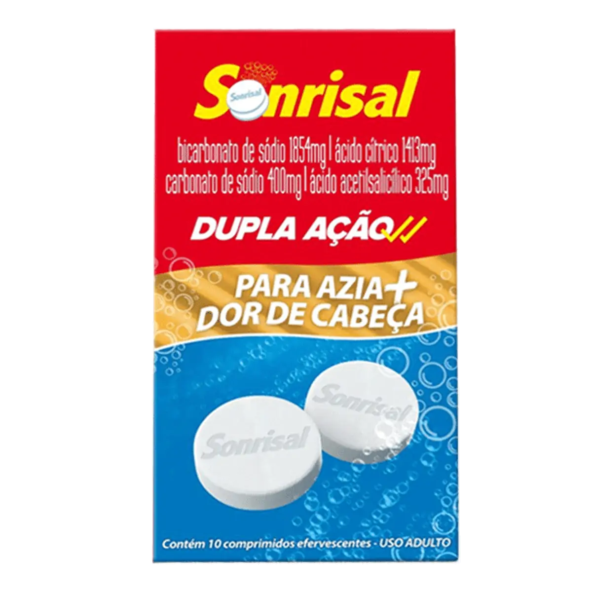 Sonrisal Gsk Caixa 10 Comprimidos Efervescentes