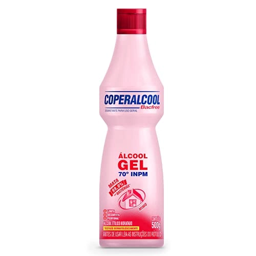 álcool Gel 70 Inpm Mimo Coperalcool Bacfree Squeeze 500g